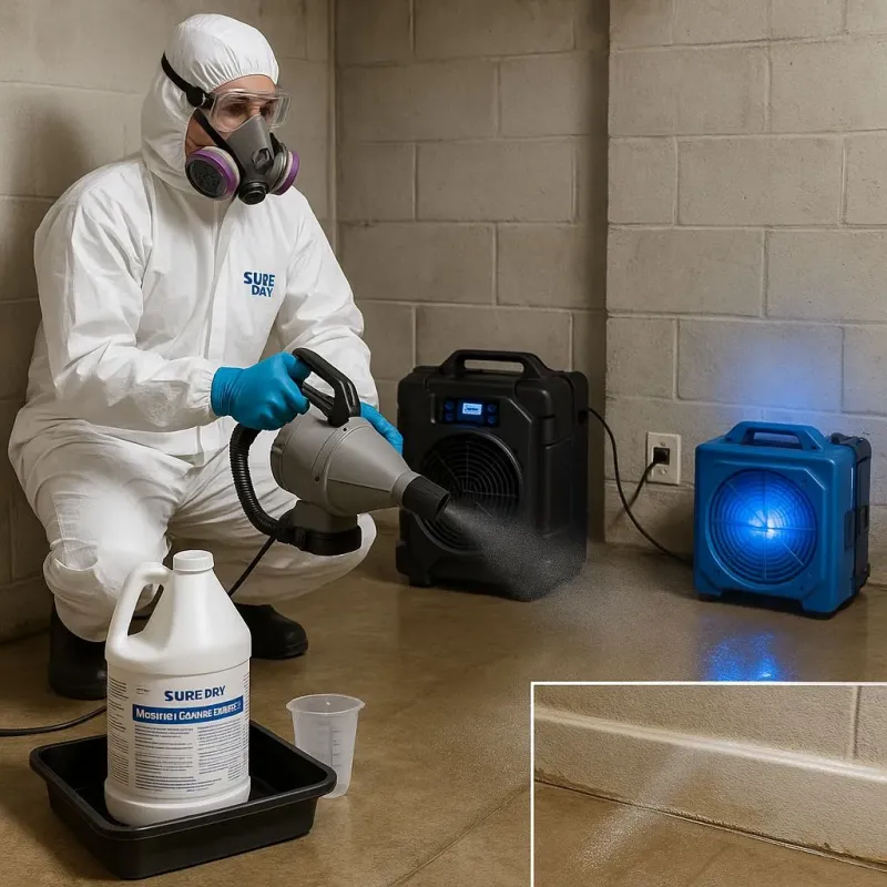 Sanitization and Odor Removal process in Bethlehem, NC